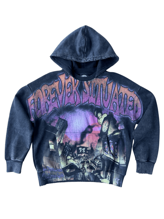 Forever Situated Reality Crashed Crew Hoodie