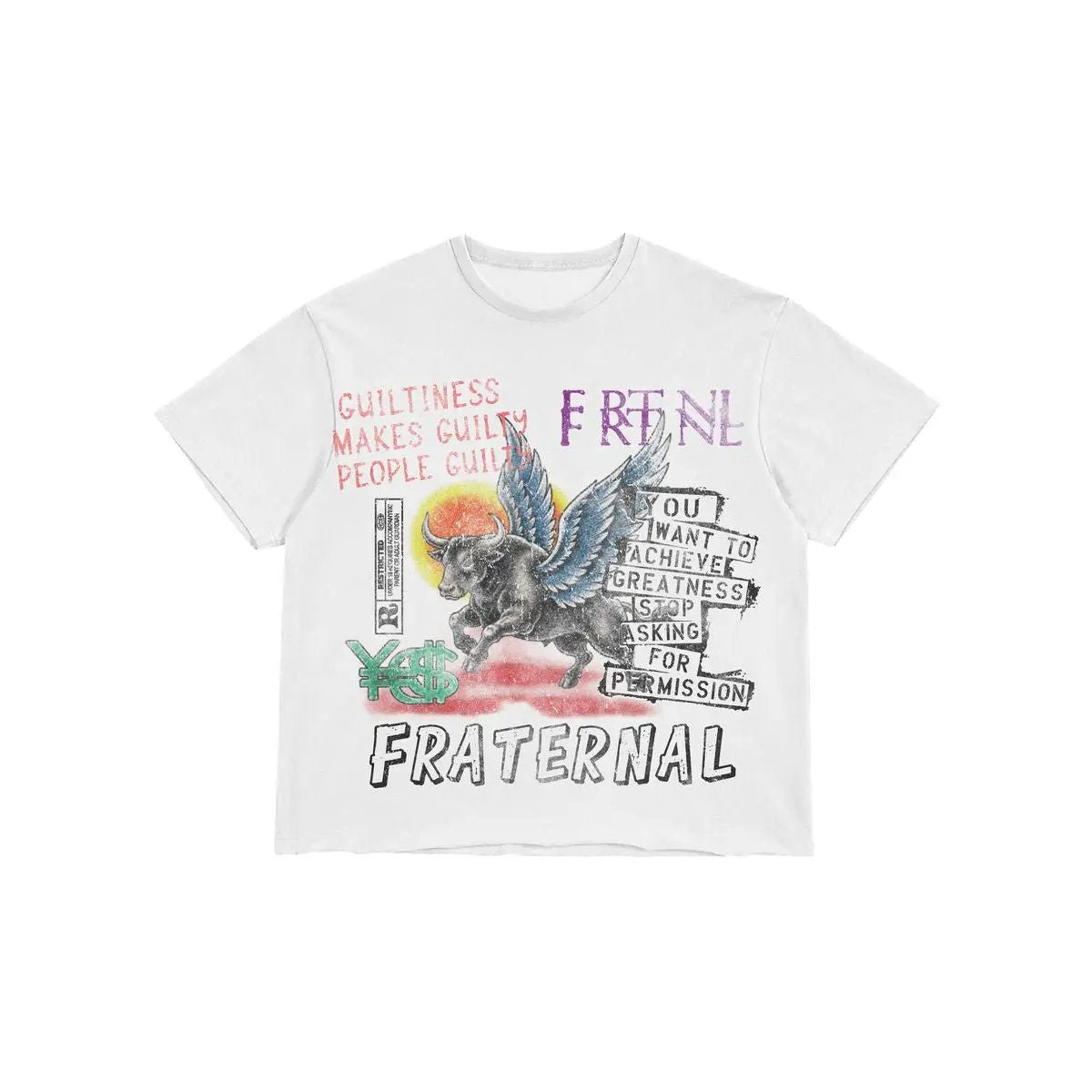 Fraternal Bulls Have Wings Tee by Fraternal