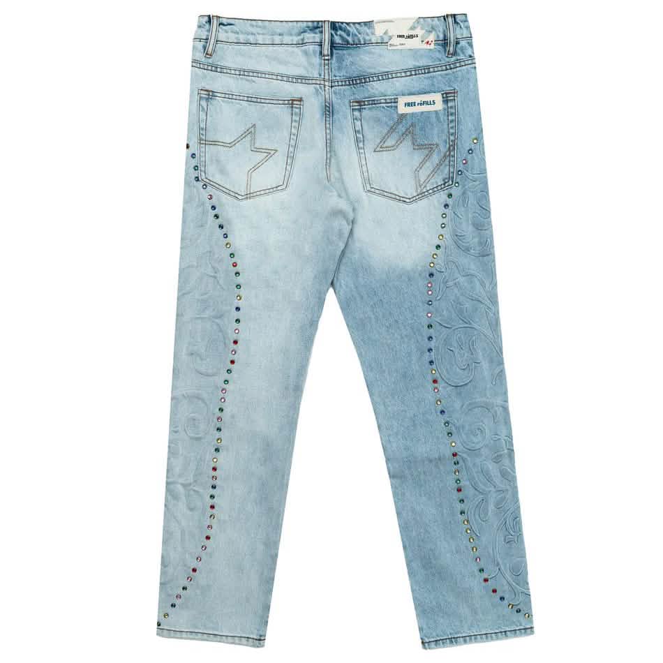 Free Refills Cathedral Denim from On Time Fashions – Jeans by Avarice Brands, Birmingham AL’s 1 fashion store and premier destination for streetwear, suits, kids fashion, and big & tall