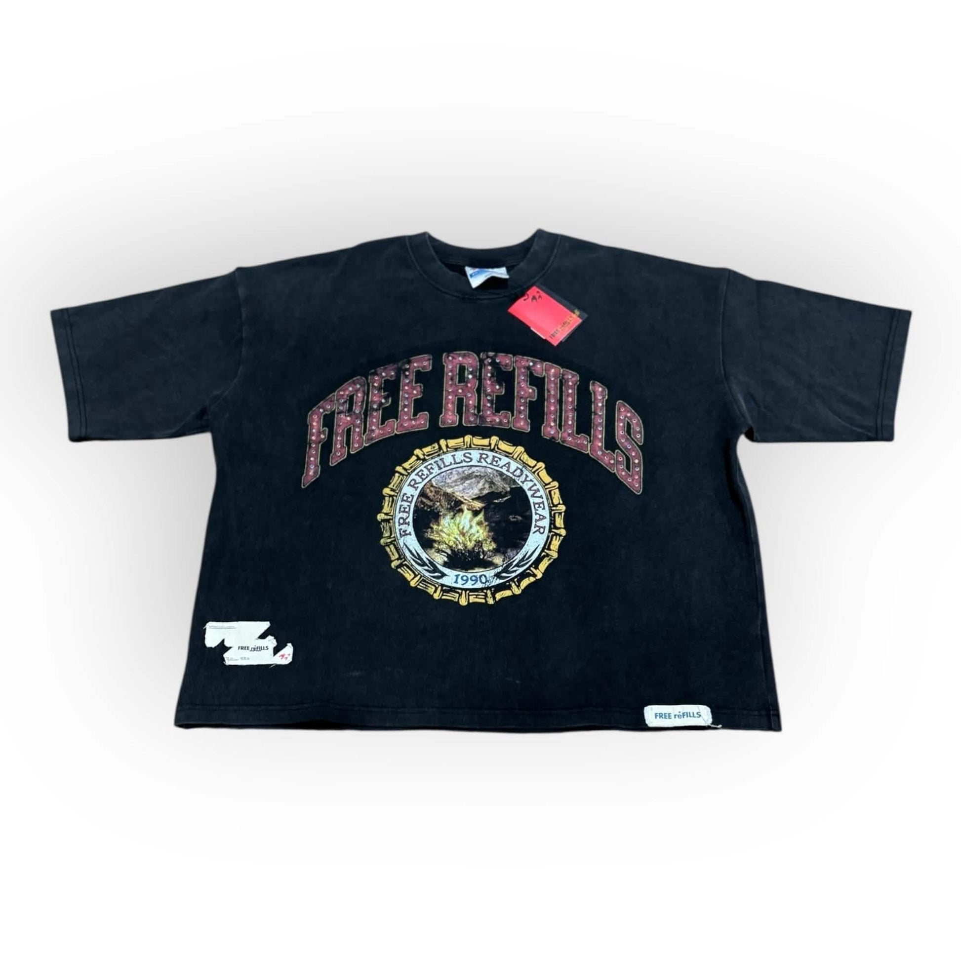 FREE REFILLS University Tee from On Time Fashions â€“ by On Time Fashion Birmingham, Birmingham ALâ€™s 1 fashion store and premier destination for streetwear, suits, kids fashion, and big & tall