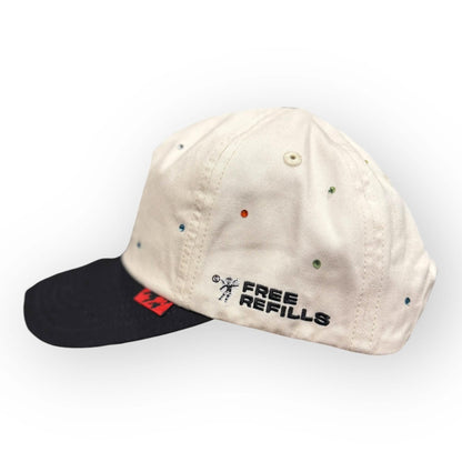 FREE REFILLS University Unconstructed Hat from On Time Fashions â€“ by On Time Fashion Birmingham, Birmingham ALâ€™s 1 fashion store and premier destination for streetwear, suits, kids fashion, and big & tall