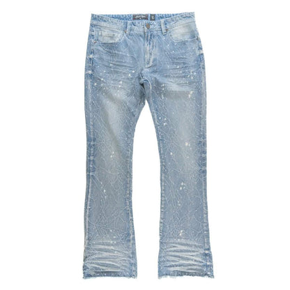 Frost Originals Romano Stacked Stone Jeans from On Time Fashions – Jeans by Makobi, Birmingham AL’s 1 fashion store and premier destination for streetwear, suits, kids fashion, and big & tall