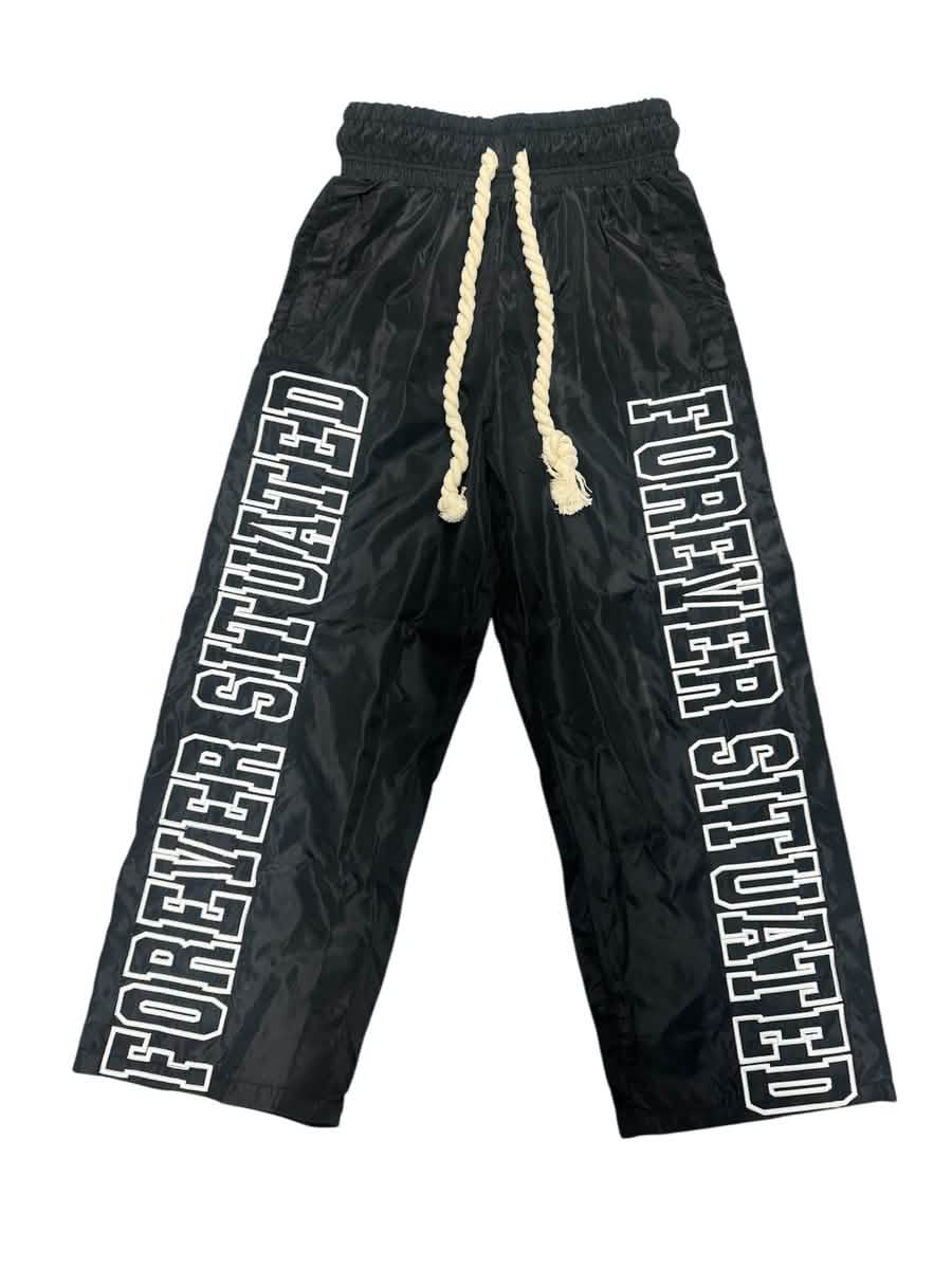 Forever Situated Nylon Track Pants