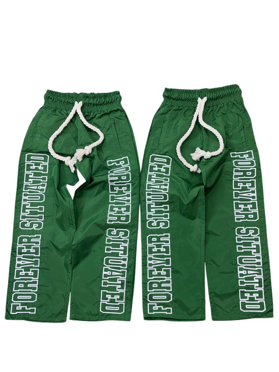 Forever Situated Nylon Track Pants