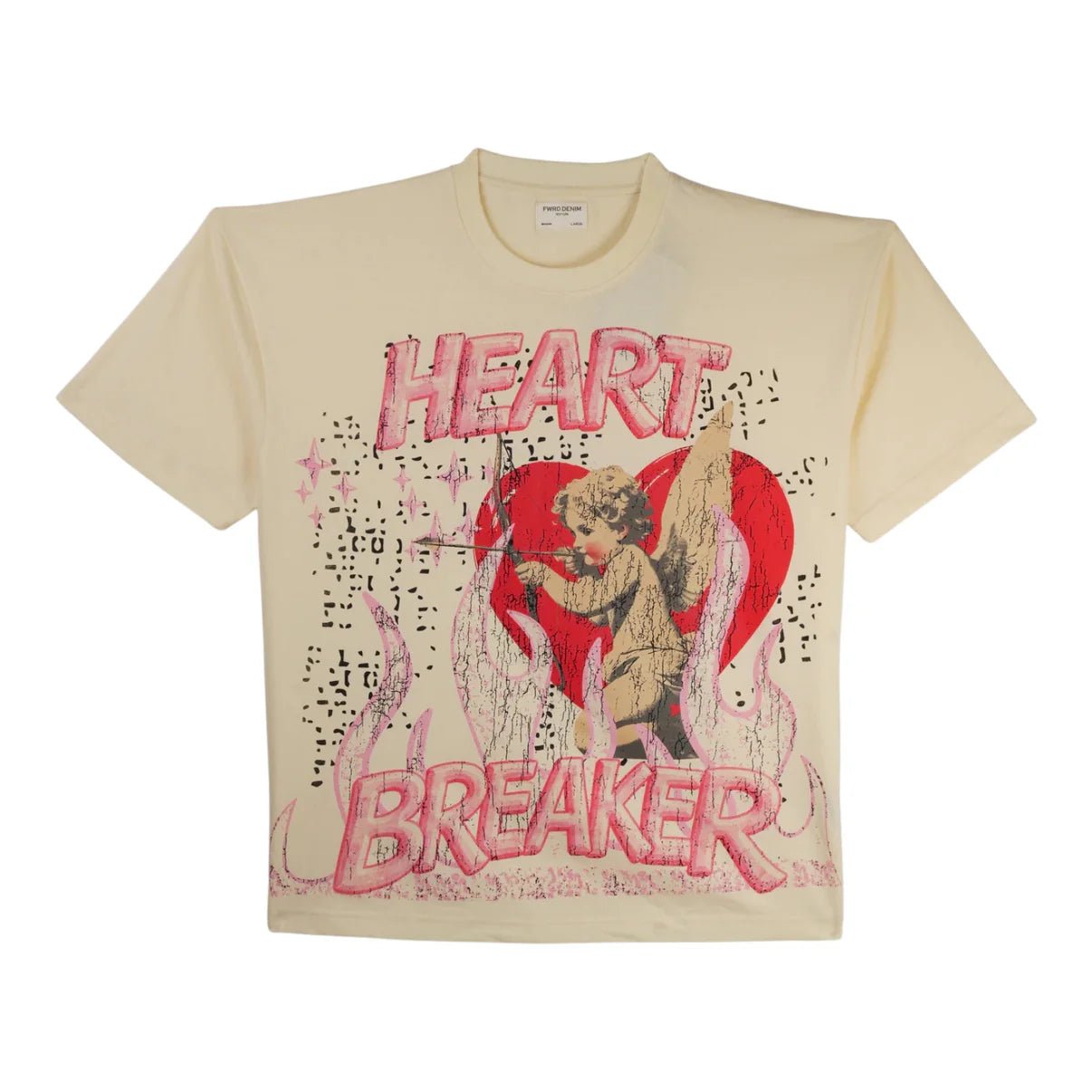 FWRD Heart Breaker Tee from On Time Fashions – T-shirt by FWRD, Birmingham AL’s 1 fashion store and premier destination for streetwear, suits, kids fashion, and big & tall