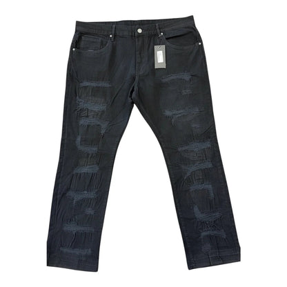 FWRD Kids Mended Slim Denim Jeans – view 6