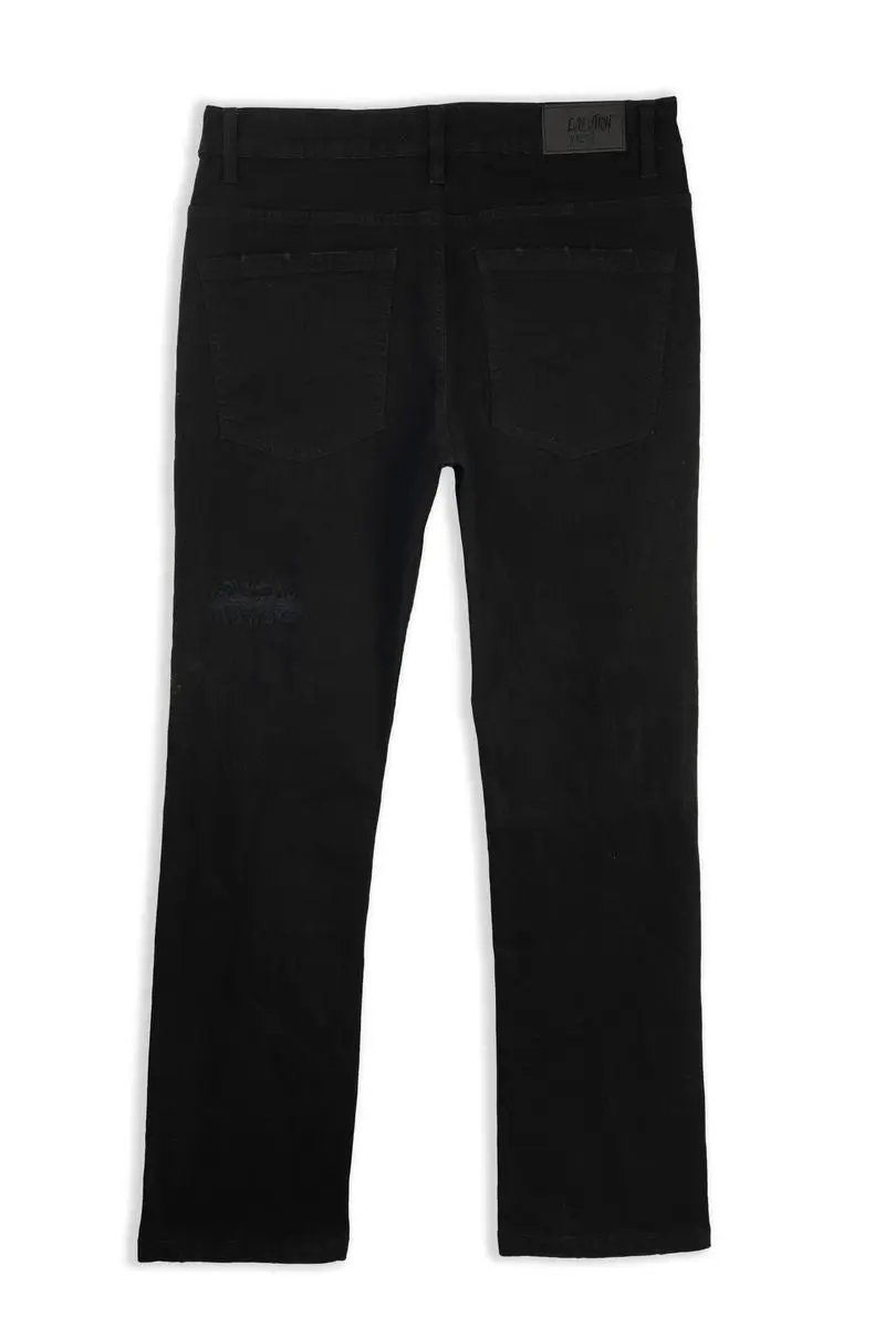 FWRD Kids Premium Distressed Straight Jeans by FWRD