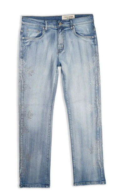FWRD Kids Three Stone Relaxed Straight Denim Pant by FWRD