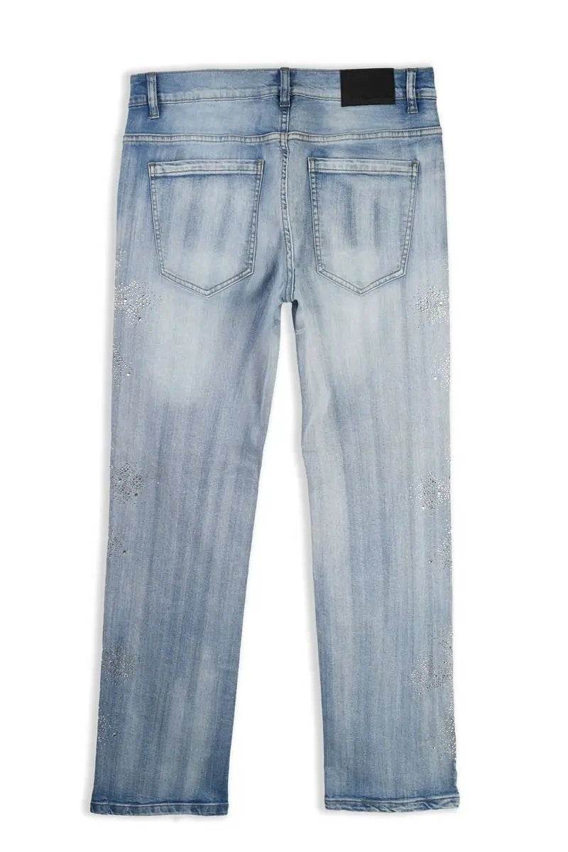 FWRD Kids Three Stone Relaxed Straight Denim Pant by FWRD