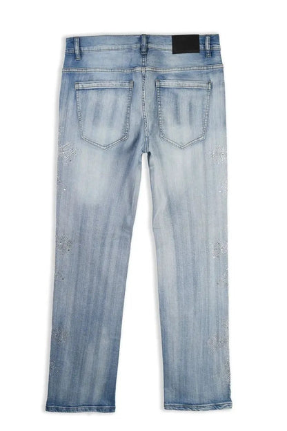 FWRD Kids Three Stone Relaxed Straight Denim Pant by FWRD
