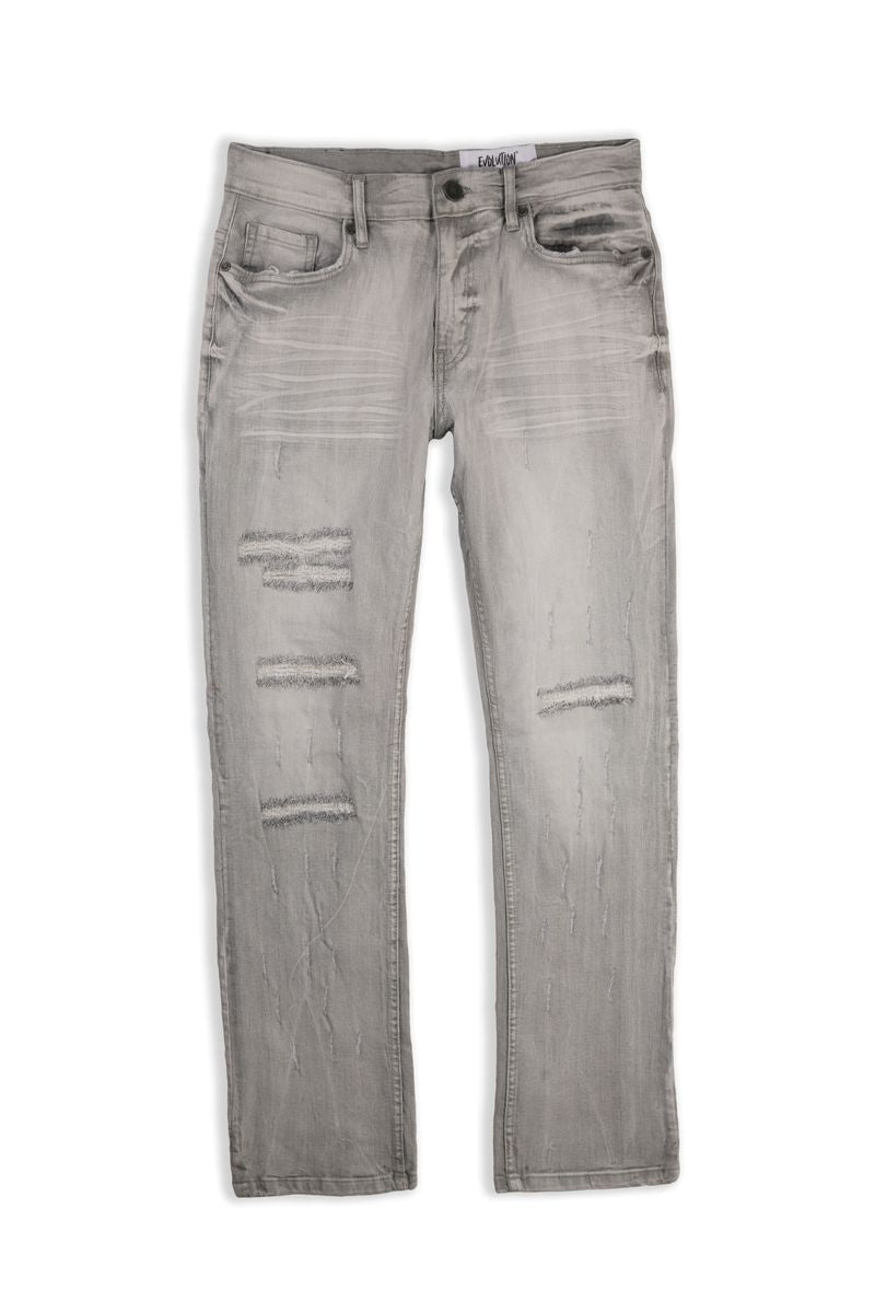 FWRD Premium Distressed Straight Denim Pant from On Time Fashions – Pants by FWRD, Birmingham AL’s 1 fashion store and premier destination for streetwear, suits, kids fashion, and big & tall