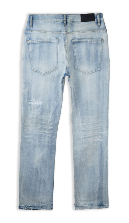 FWRD Premium Distressed Straight Denim Pant from On Time Fashions – Pants by FWRD, Birmingham AL’s 1 fashion store and premier destination for streetwear, suits, kids fashion, and big & tall