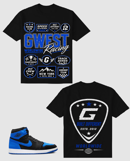 G West Big & Tall Worldwide Racing Tee by G West