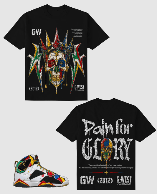 G West Crowned Skull Tee from On Time Fashions – T-shirt by G West, Birmingham AL’s 1 fashion store and premier destination for streetwear, suits, kids fashion, and big & tall