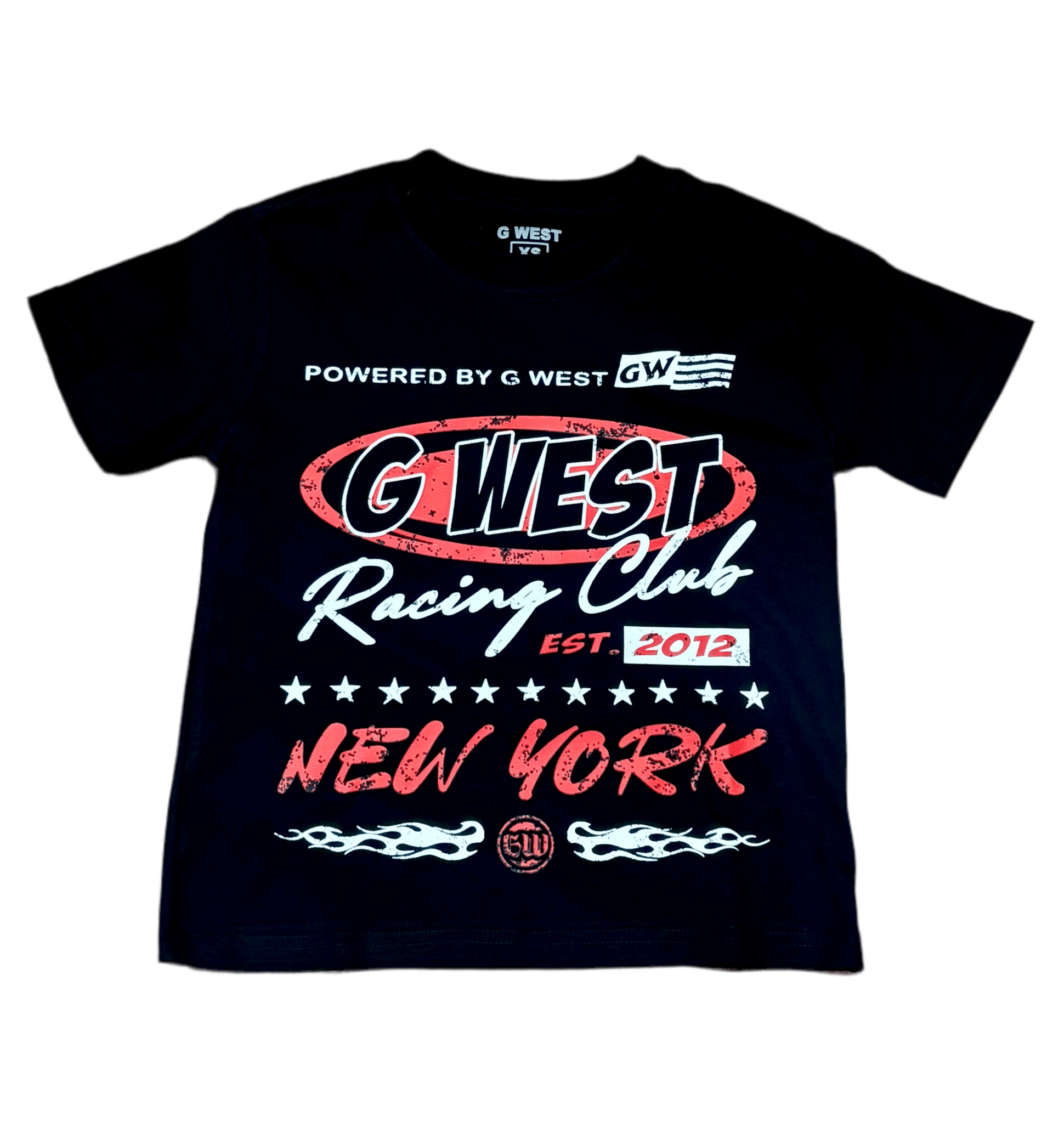 G West Kids Racing Club from On Time Fashions – Kid's Tee by On Time Fashions, Birmingham AL’s 1 fashion store and premier destination for streetwear, suits, kids fashion, and big & tall