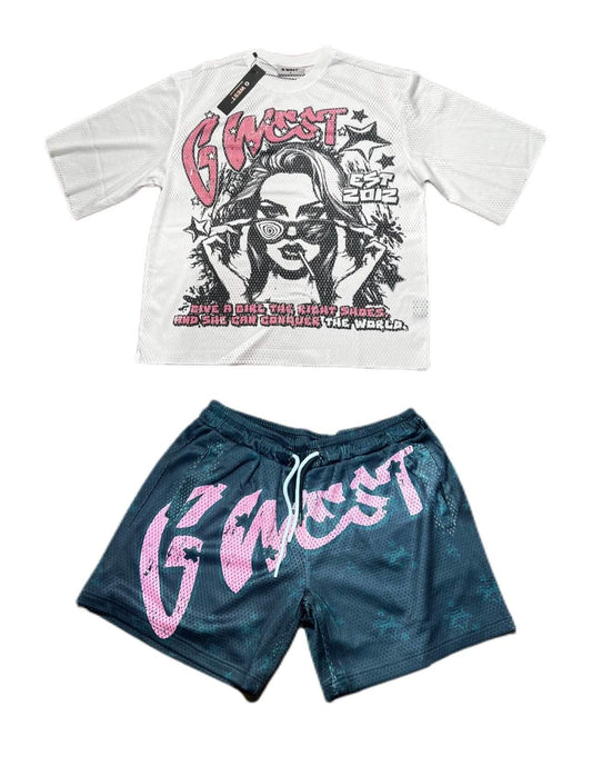 G West My Girl Short Set from Birmingham, AL. Shop online or pick up in-store for this trendy streetwear.