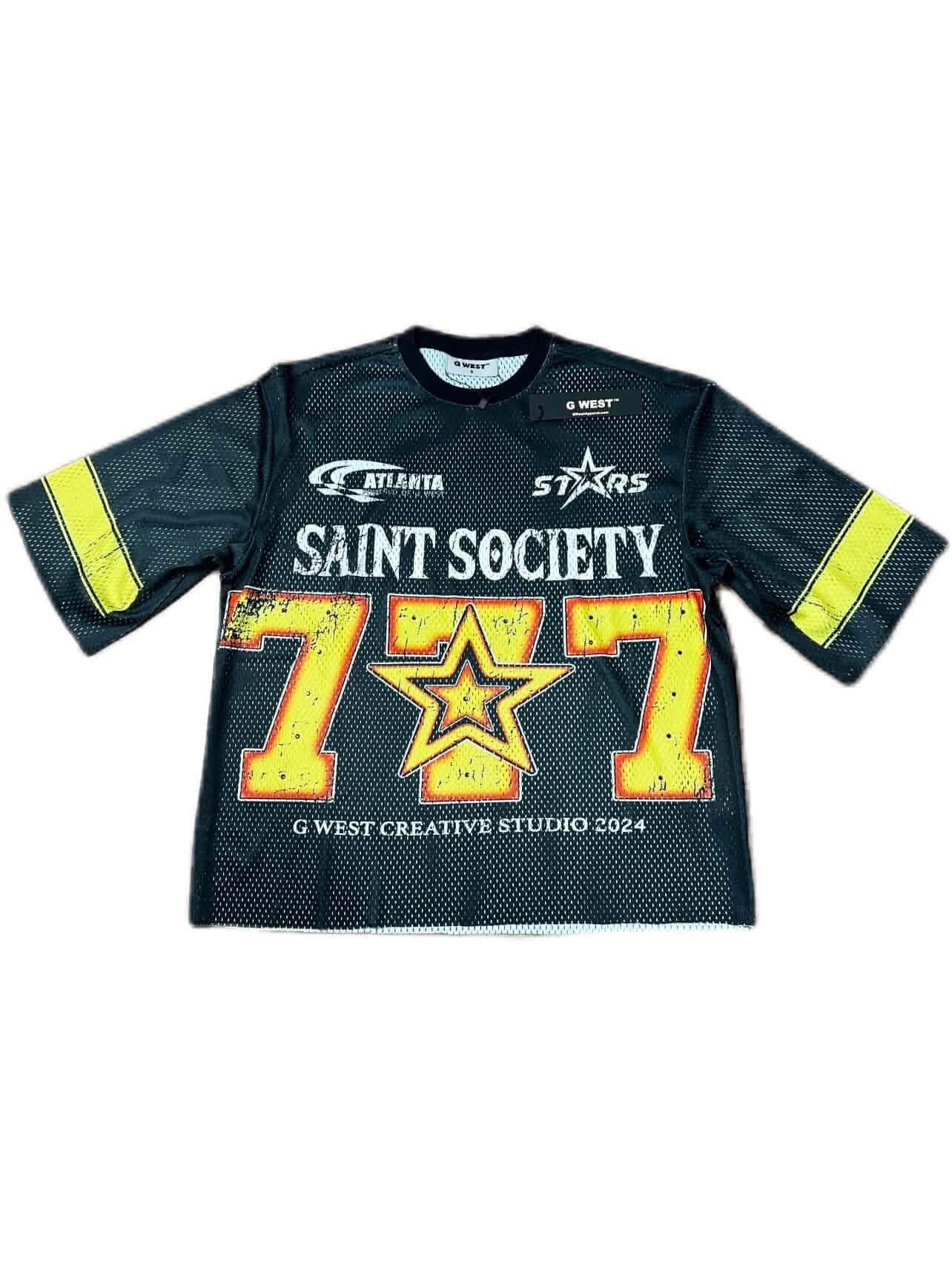 G West Saint Society short set from Birmingham, Alabama, featuring bold graphics. Shop online or pick up in-store today!