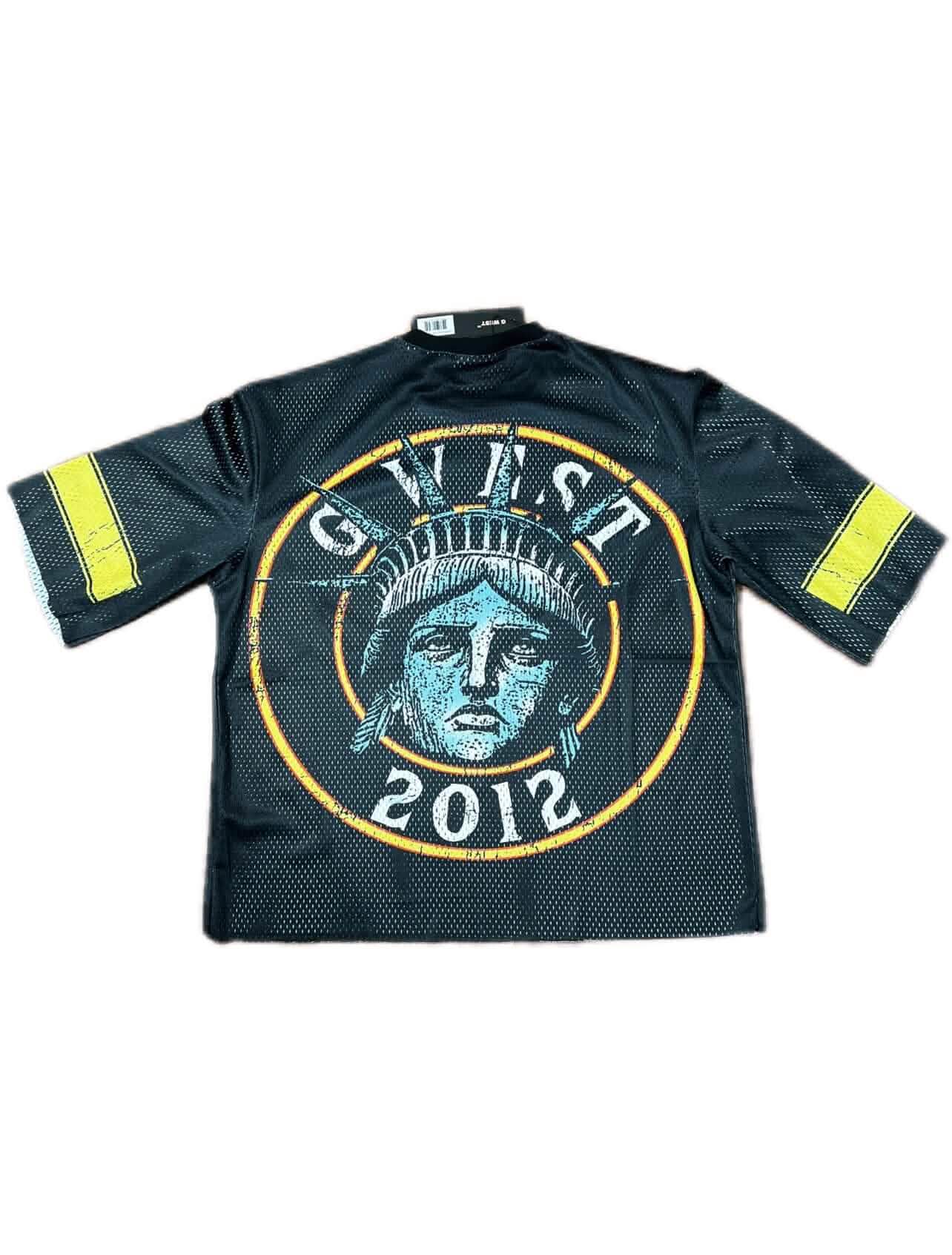 G West Saint Society streetwear jersey featuring Statue of Liberty design. Shop online or in-store in Birmingham, AL.