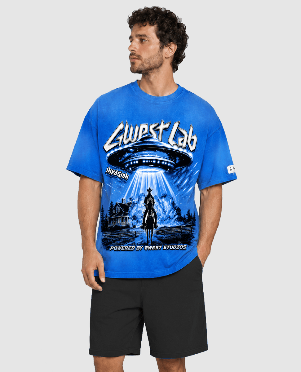 G West UFO Cowboy Tee from On Time Fashions – Graphic Tee by G West, Birmingham AL’s 1 fashion store and premier destination for streetwear, suits, kids fashion, and big & tall