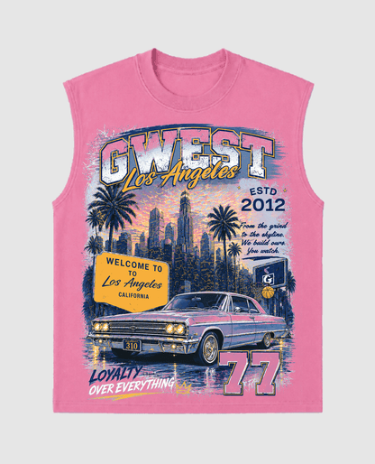 G West Welcome To Hollywood Tee from On Time Fashions – T-shirt by G West, Birmingham AL’s 1 fashion store and premier destination for streetwear, suits, kids fashion, and big & tall