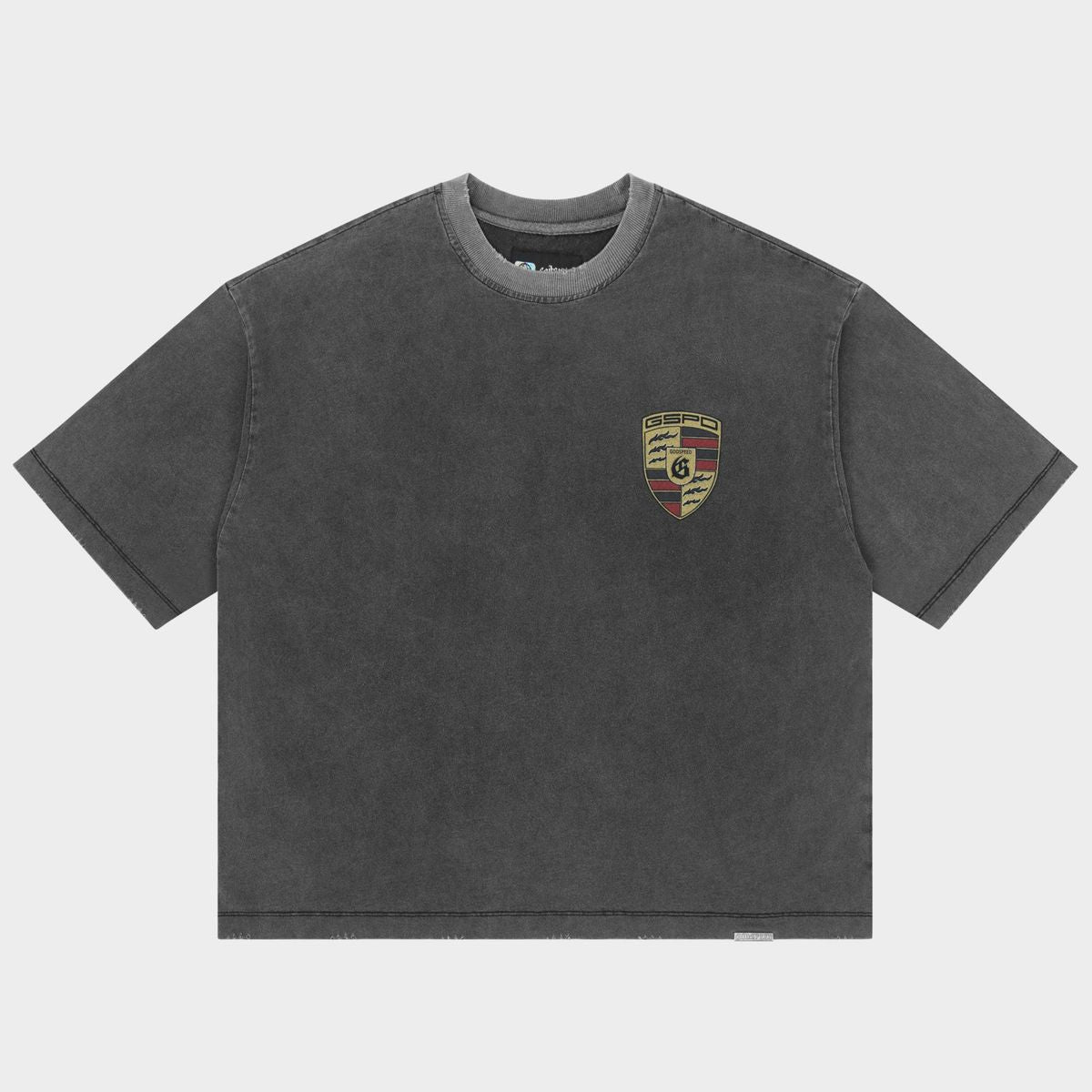 Godspeed Insignias T-Shirt — Grey Wash