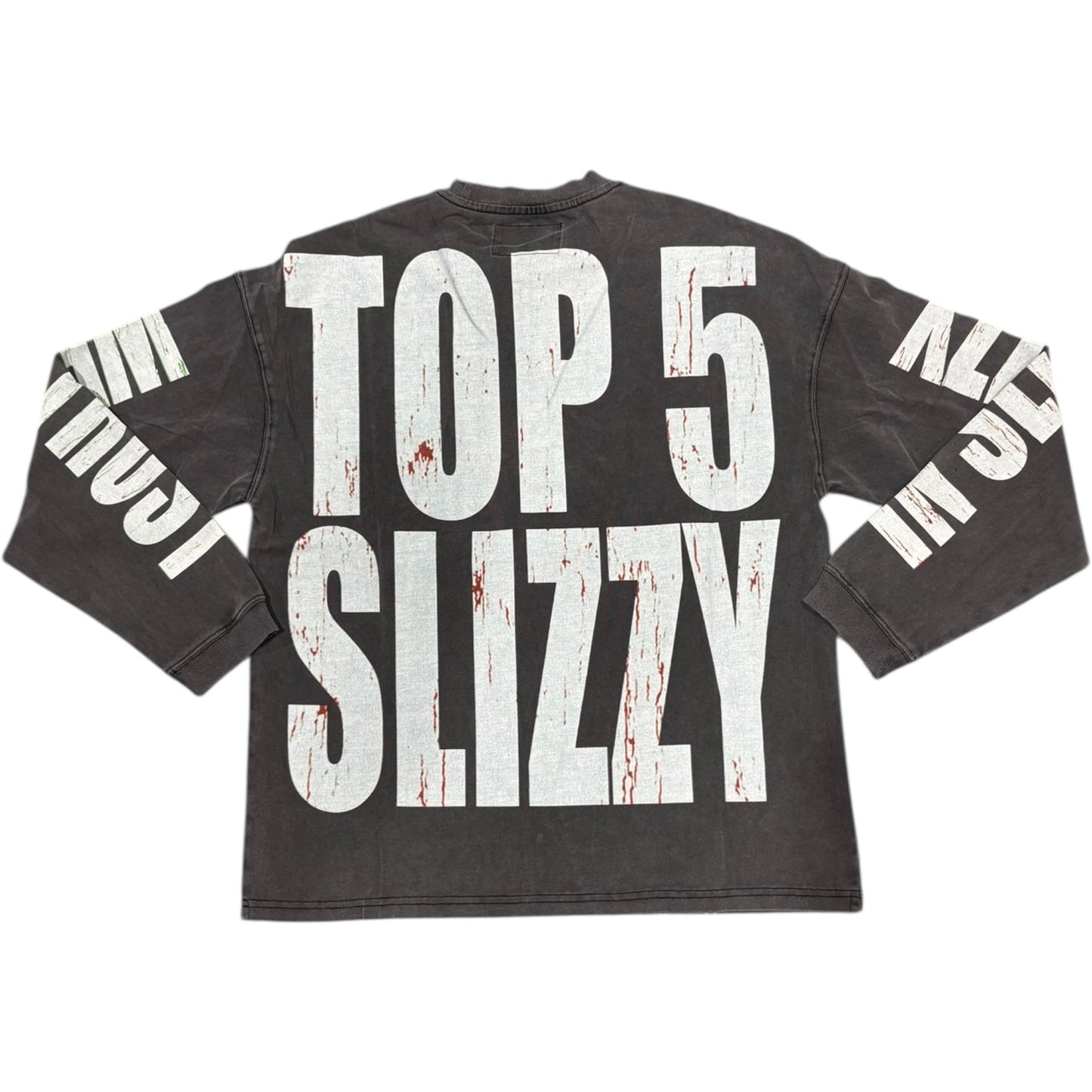 Godspeed Top 5 Slizzy from On Time Fashions – tee by NYC Showroom, Birmingham AL’s 1 fashion store and premier destination for streetwear, suits, kids fashion, and big & tall