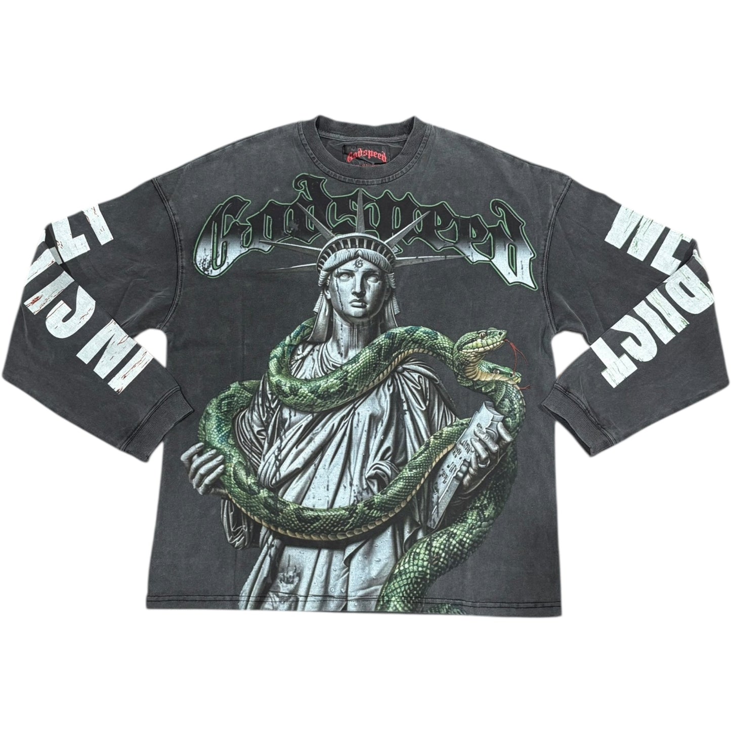 Godspeed Top 5 Slizzy from On Time Fashions – tee by NYC Showroom, Birmingham AL’s 1 fashion store and premier destination for streetwear, suits, kids fashion, and big & tall