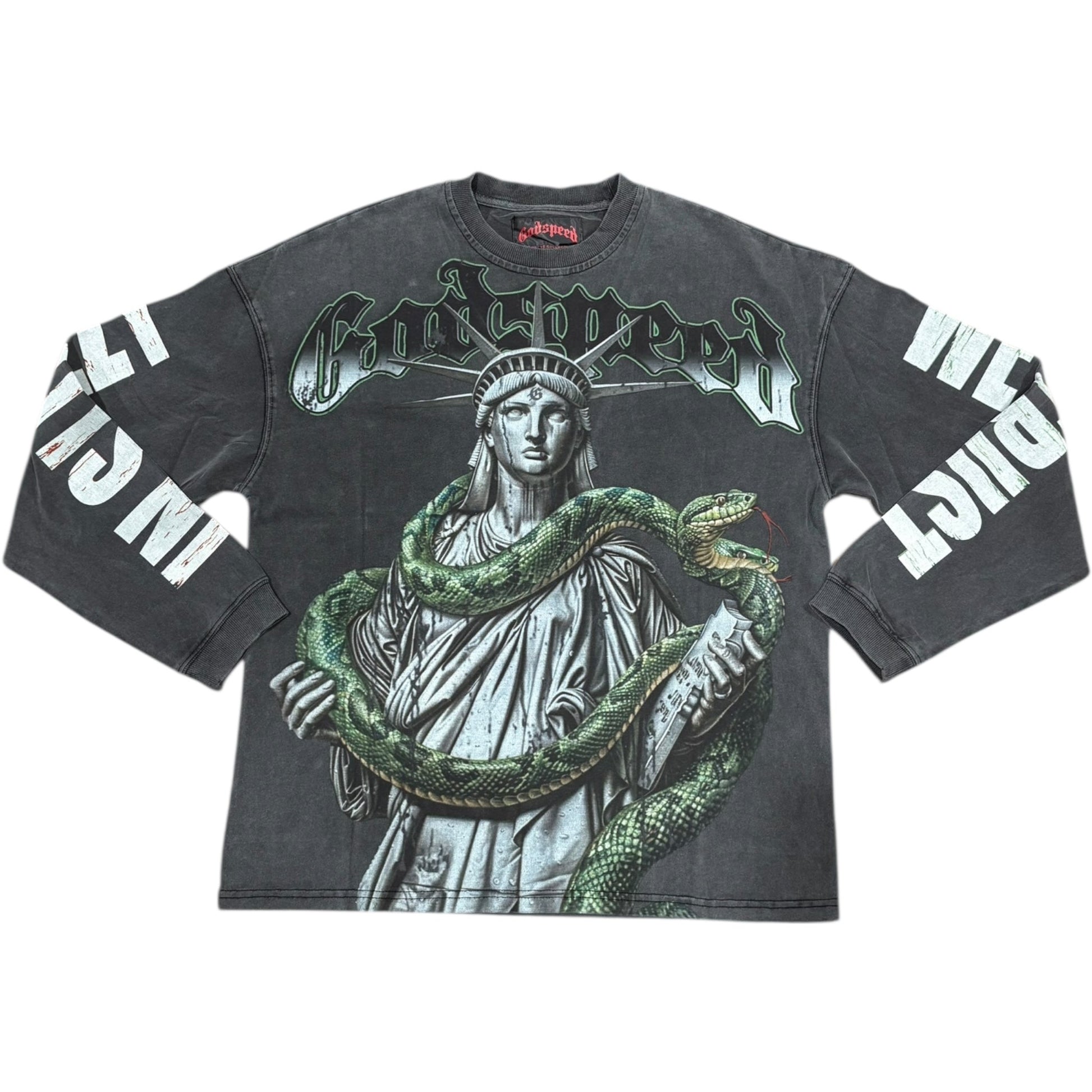 Godspeed Top 5 Slizzy from On Time Fashions – tee by NYC Showroom, Birmingham AL’s 1 fashion store and premier destination for streetwear, suits, kids fashion, and big & tall