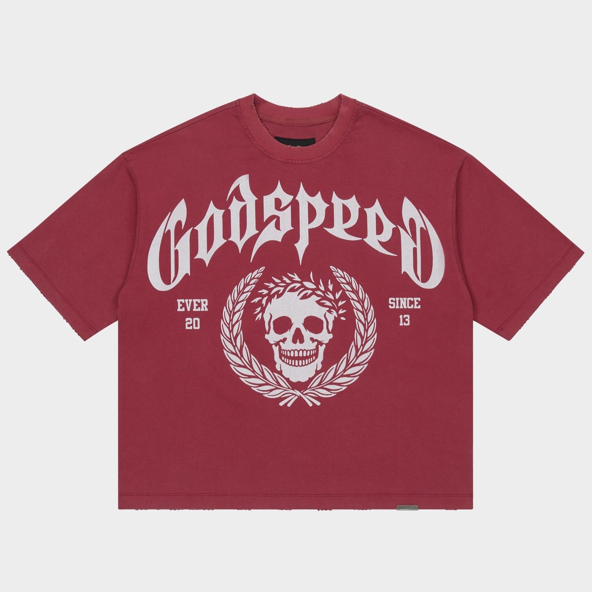 Godspeed Victor Crest T-shirt from On Time Fashions – T-shirt by Godspeed, Birmingham AL’s 1 fashion store and premier destination for streetwear, suits, kids fashion, and big & tall