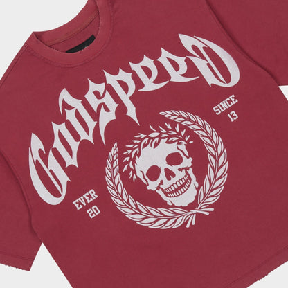 Godspeed Victor Crest T-shirt from On Time Fashions – T-shirt by Godspeed, Birmingham AL’s 1 fashion store and premier destination for streetwear, suits, kids fashion, and big & tall