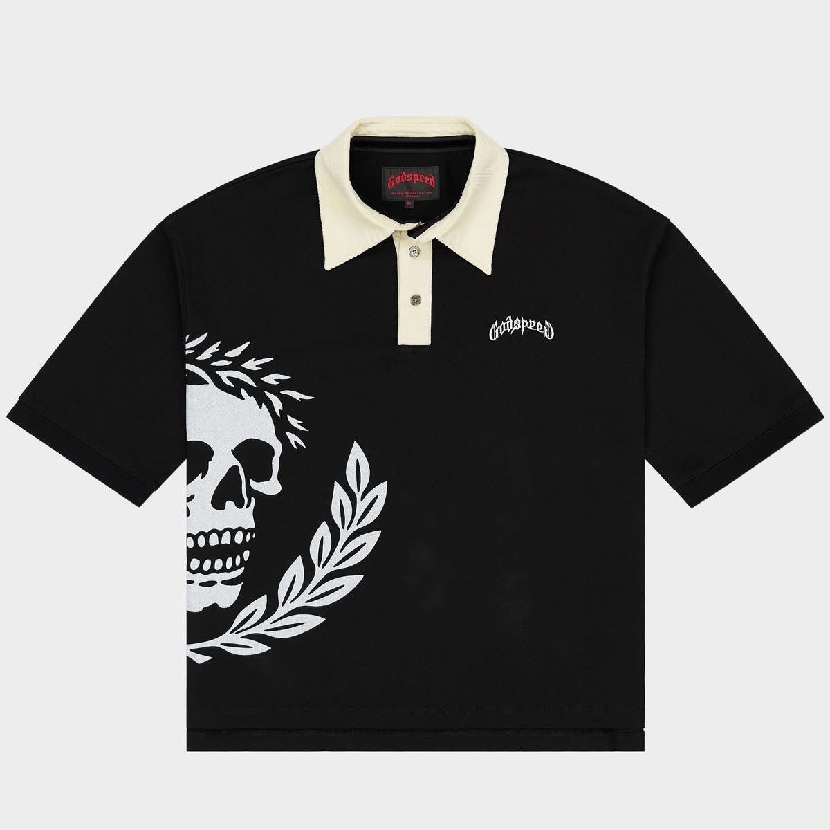 Godspeed Victor Oversized Crest Polo – view 3