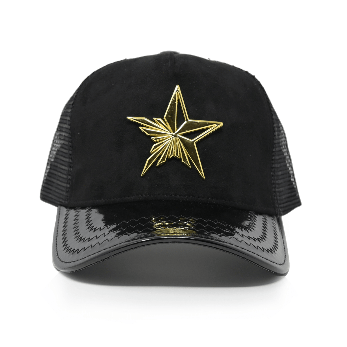 Gold Star Hats Star Logo Trucker Hat by Gold Star Hats