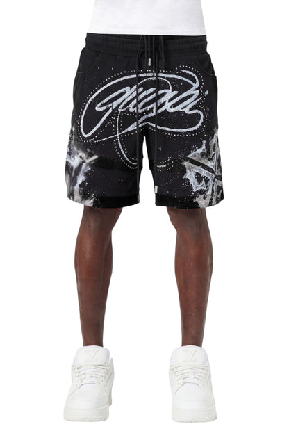 Guapi Ascension Double Waisted Shorts from On Time Fashions – Shorts by HAVEN, Birmingham AL’s 1 fashion store and premier destination for streetwear, suits, kids fashion, and big & tall