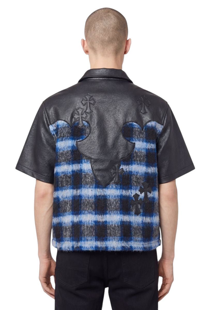 Guapi Midnight Sky Cross Patch Shirt from On Time Fashions – Streetwear Shirt by HAVEN, Birmingham AL’s 1 fashion store and premier destination for streetwear, suits, kids fashion, and big & tall