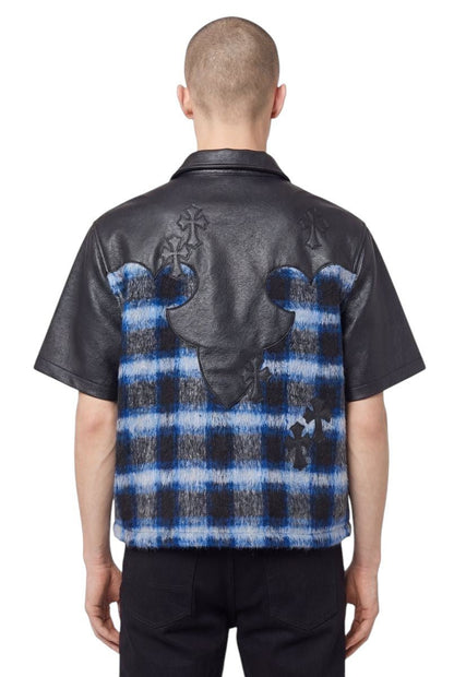 Guapi Midnight Sky Cross Patch Shirt from On Time Fashions – Streetwear Shirt by HAVEN, Birmingham AL’s 1 fashion store and premier destination for streetwear, suits, kids fashion, and big & tall