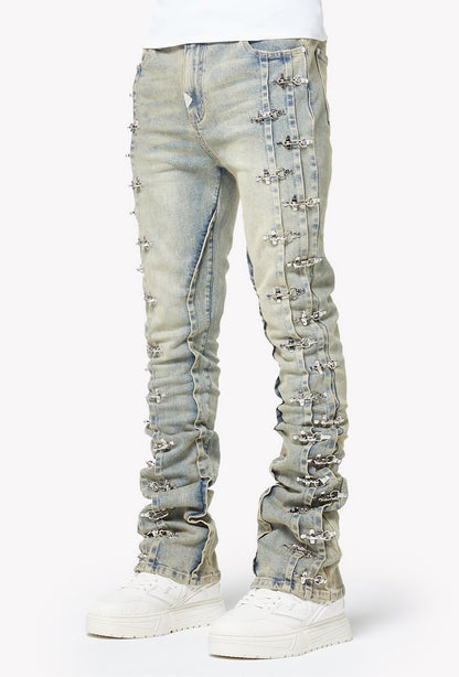 Guapi Vintage Blue Aviation Clasp Denim – view 5
