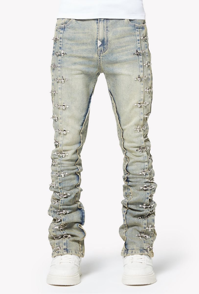 Guapi Vintage Blue Aviation Clasp Denim