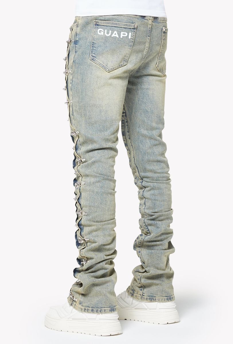 Guapi Vintage Blue Aviation Clasp Denim – view 2