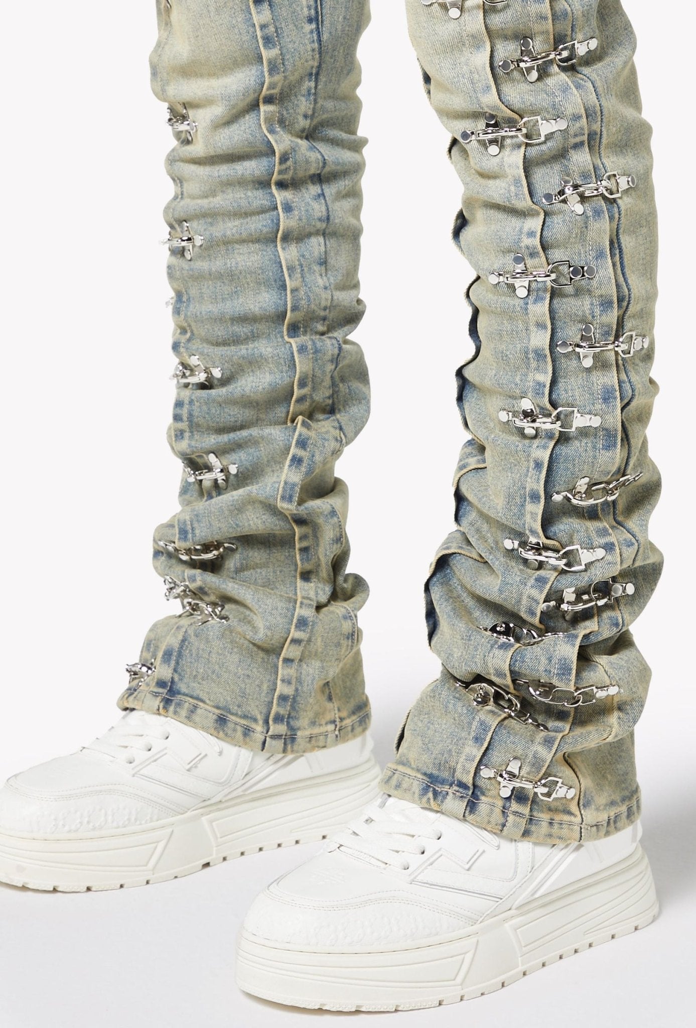 Guapi Vintage Blue Aviation Clasp Denim – view 3
