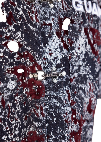 Guapi Wine Red Laser Velvet Shirt from On Time Fashions – Streetwear Shirt by HAVEN, Birmingham AL’s 1 fashion store and premier destination for streetwear, suits, kids fashion, and big & tall