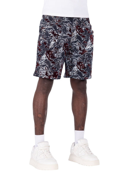 Guapi Wine Red Laser Velvet Shorts from On Time Fashions – Shorts by HAVEN, Birmingham AL’s 1 fashion store and premier destination for streetwear, suits, kids fashion, and big & tall
