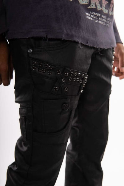 Gunzinii Double Waisted Denim from On Time Fashions – Jeans by Gunzinii, Birmingham AL’s 1 fashion store and premier destination for streetwear, suits, kids fashion, and big & tall