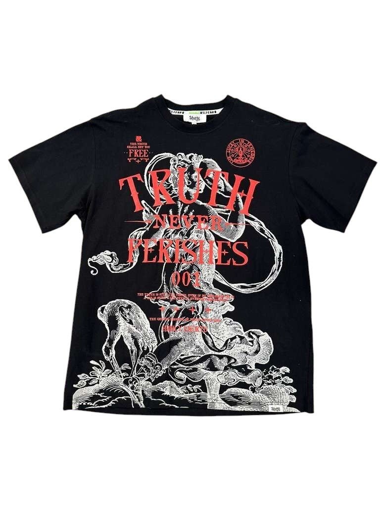 Highly Undrtd Kids Truth NVR Perishes Tee from On Time Fashions – T-shirt by S & J Company, Inc., Birmingham AL’s 1 fashion store and premier destination for streetwear, suits, kids fashion, and big & tall