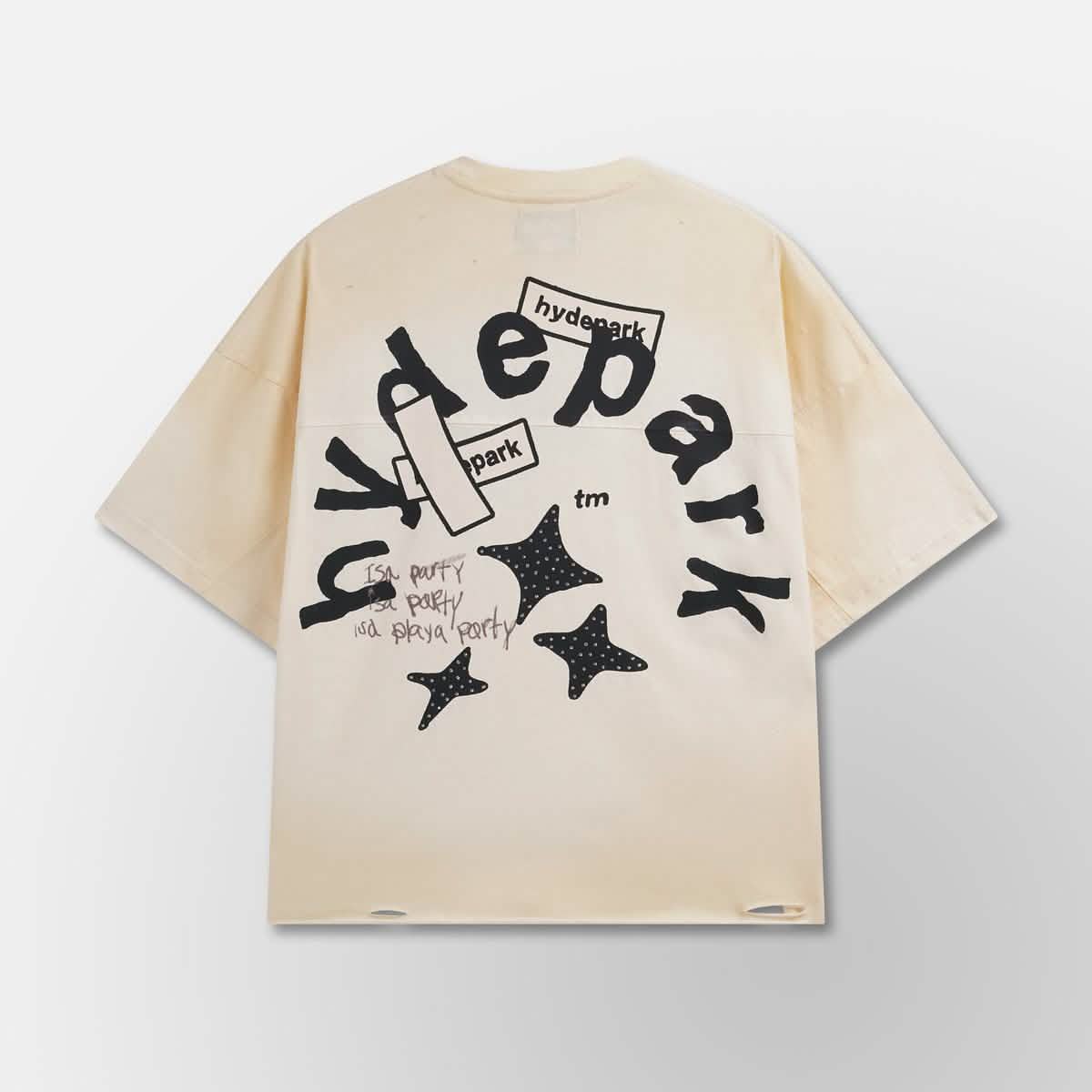 Hyde Park Aged Cotton (Double Yoke) Tee Crop