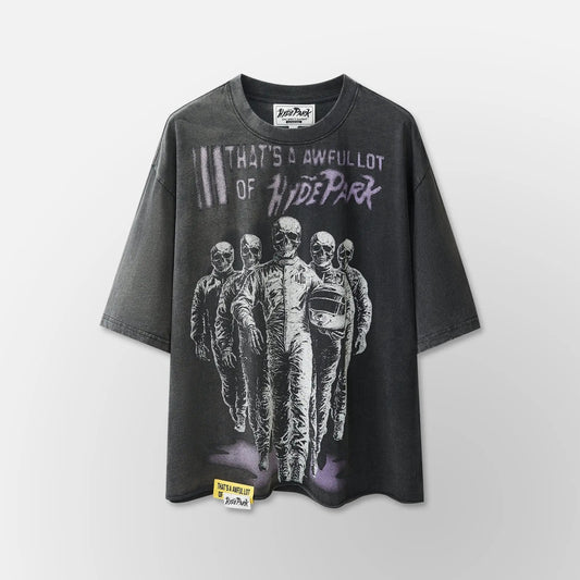 Hyde Park Cough Syrup Moto Racer Team T-Shirt by Hyde Park