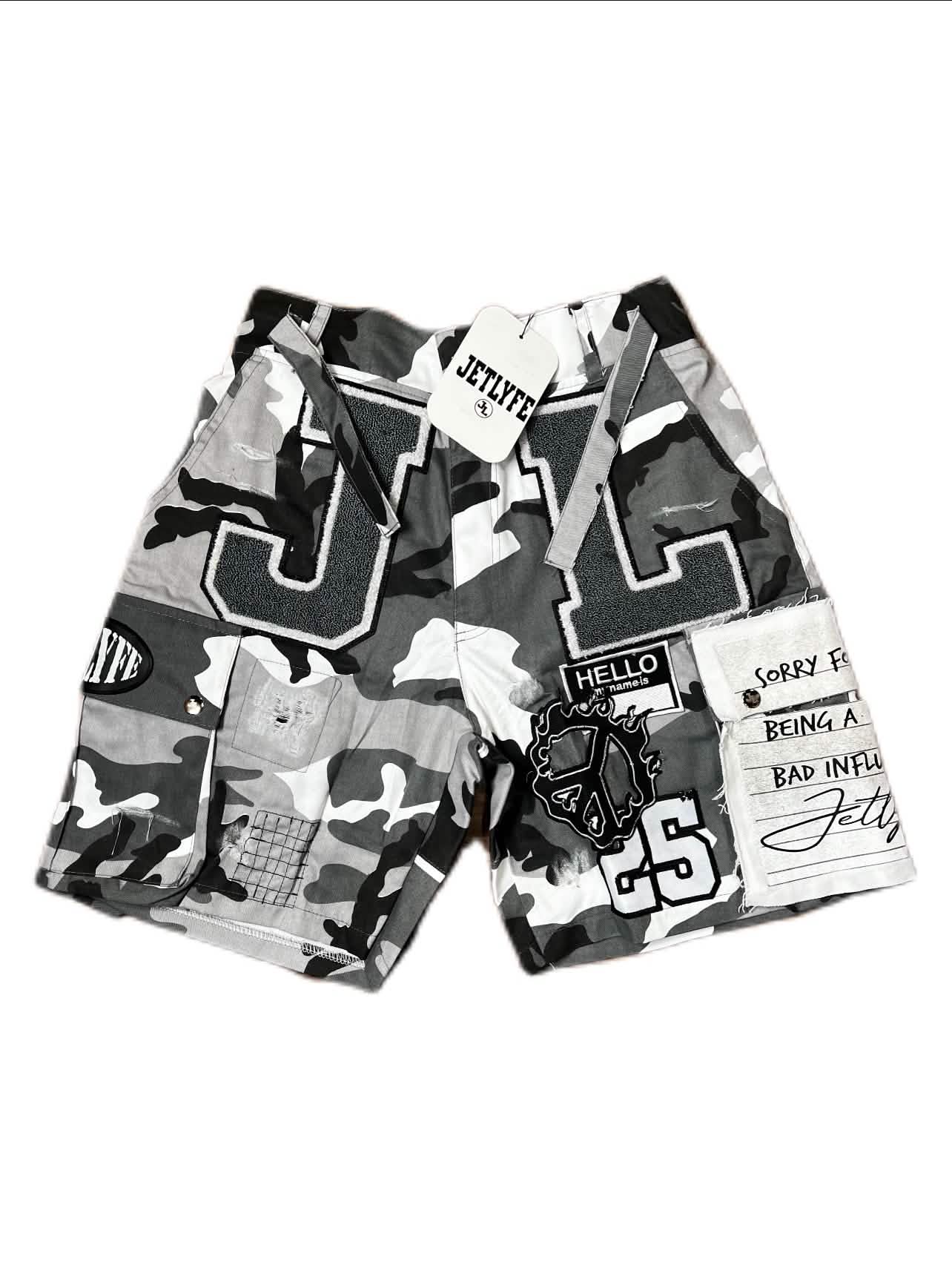 JETLYFE Bad Influence Camo Cargo from On Time Fashions â€“ by On Time Fashions Birmingham, Birmingham ALâ€™s 1 fashion store and premier destination for streetwear, suits, kids fashion, and big & tall