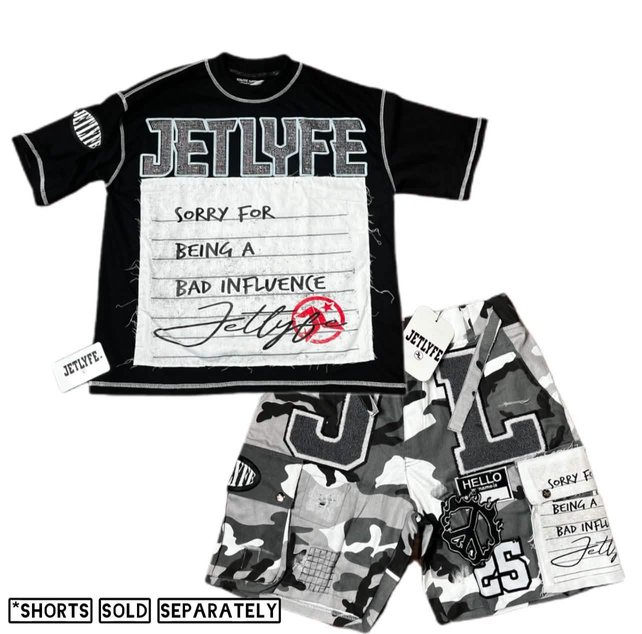 JETLYFE Bad Influence Tee from On Time Fashions â€“ by On Time Fashions Birmingham, Birmingham ALâ€™s 1 fashion store and premier destination for streetwear, suits, kids fashion, and big & tall