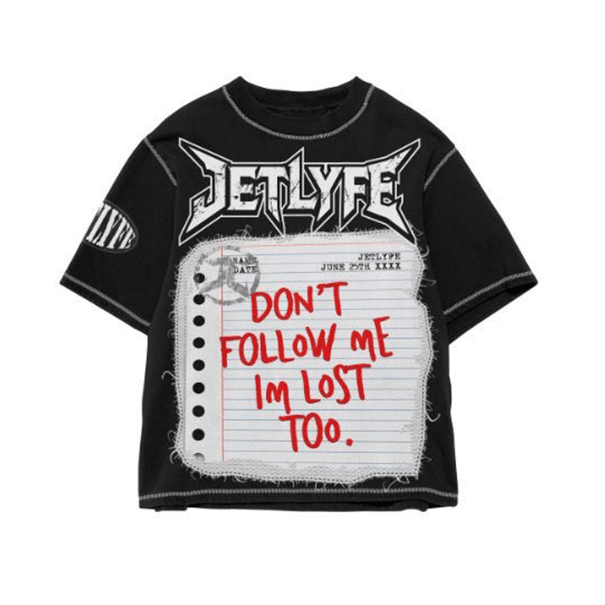JETLYFE Don't Follow Me Tee from On Time Fashions – T-shirt by OPEN UNIT, Birmingham AL’s 1 fashion store and premier destination for streetwear, suits, kids fashion, and big & tall