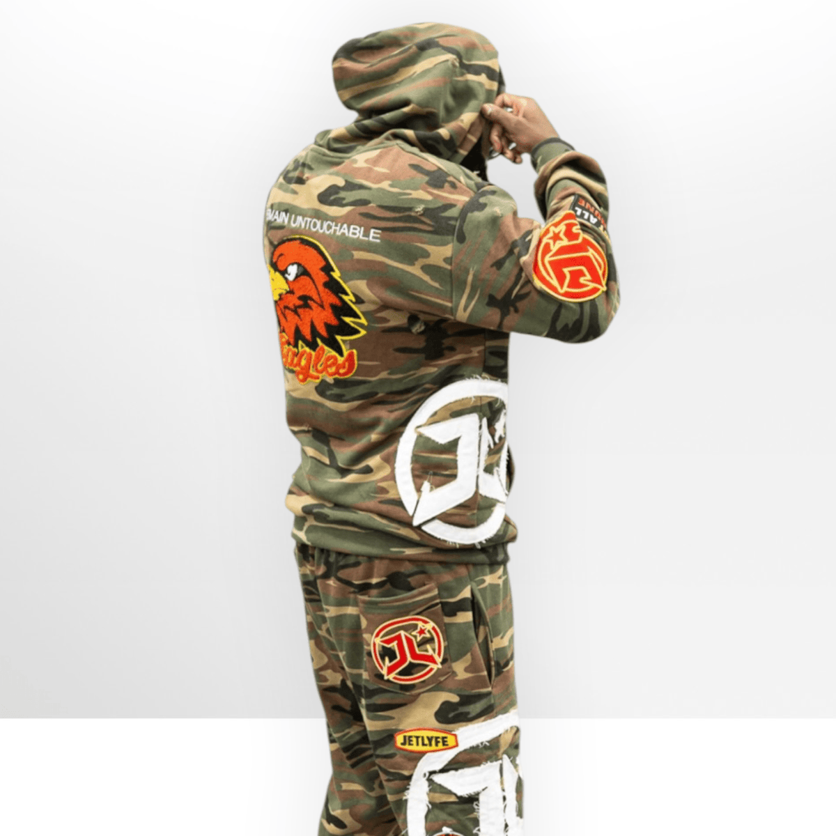 Jetlyfe Eagles Camo Hoodie