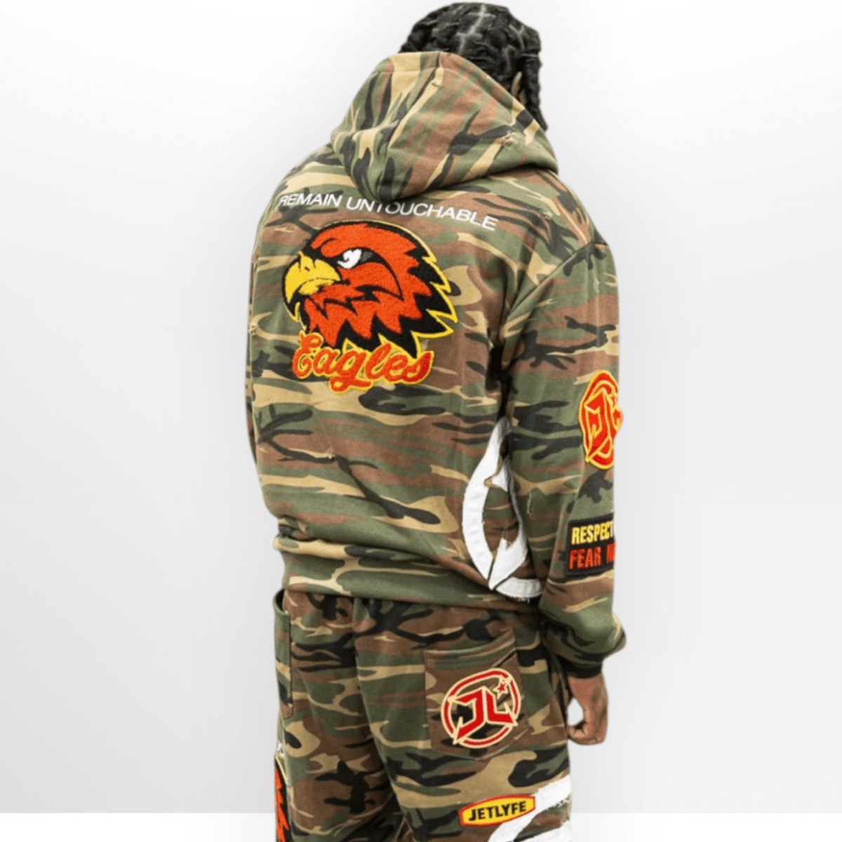 Jetlyfe Eagles Camo Hoodie